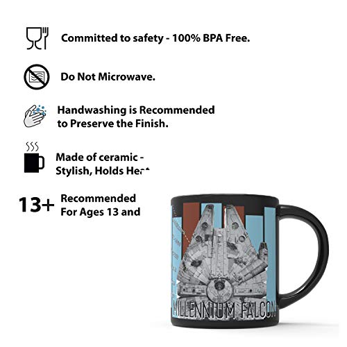 Star Wars Millennium Falcon 3D 16oz Coffee Mug
