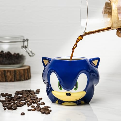 Sonic the Hedgehog Sculpted Ceramic Coffee Mug