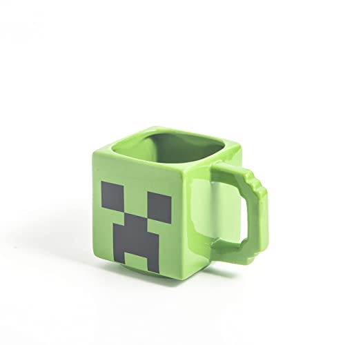 Minecraft 3D Sculpted Ceramic Coffee Mug Set