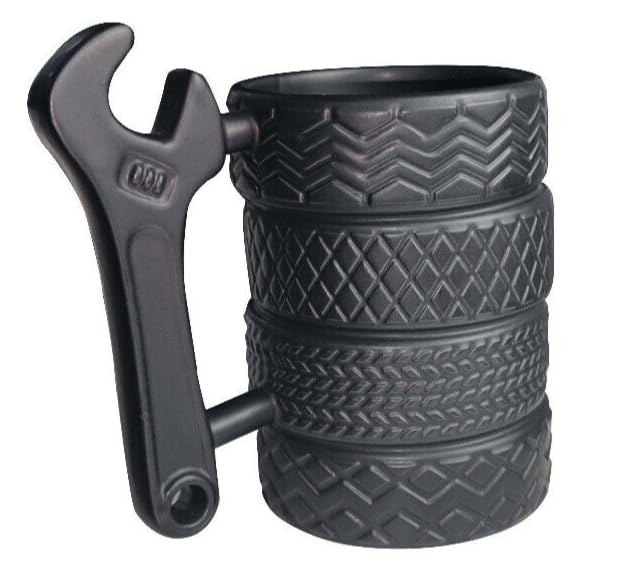 Mechanic Pattern Ceramic Coffee and Tea Mug 355ml