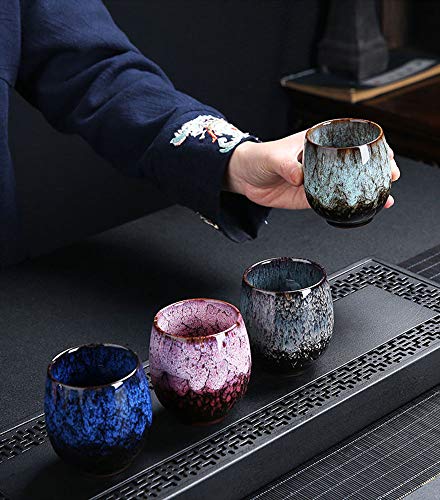 Colorful Ceramic Teacup and Coffee Mug Set