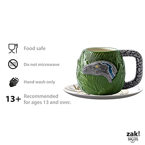 Jurassic World 3D Character Mug Set (2-Piece)