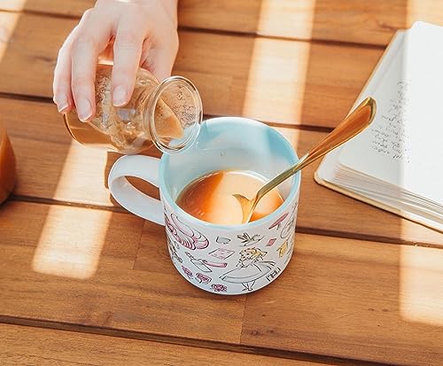 Alice in Wonderland Stackable Ceramic Mug - 13 oz