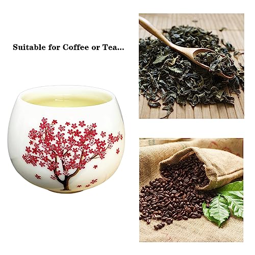 Cherry Blossom Heat Changing Tea Cups & Mugs