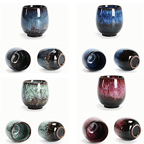 Colorful Ceramic Teacup and Coffee Mug Set