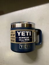 YETI Rambler 14 oz Mug, Stainless Steel Seafoam