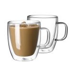 Sweese Set of 2 Double Wall Glass Coffee Mugs