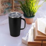 MEBRUDY 17oz Insulated Stainless Steel Travel Mug