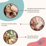 BioGo 16oz Pink Reusable Travel Mug With Lid