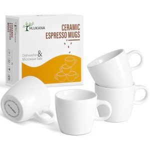 Hlukana Porcelain Espresso Cups Set of 4