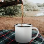 Vintage Enamel Mug for Tea, Coffee, and Wine
