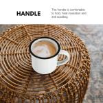 Vintage Enamel Mug for Tea, Coffee, and Wine