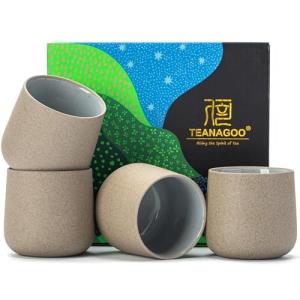 Japanese Ceramic Tea Cups - Set of 4