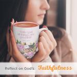 Inspirational Floral Scripture Mug for Women