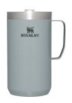Stanley 24 oz Insulated Camp Mug - Hammertone Silver
