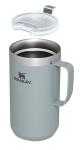 Stanley 24 oz Insulated Camp Mug - Hammertone Silver