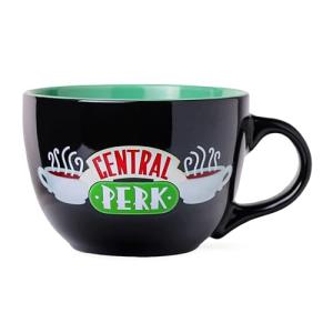 Friends Central Perk Oversized Black Ceramic Mug