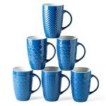 AmorArc Set of 6 Extra Large Coffee Mugs