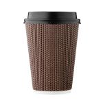 12 oz Insulated Disposable Coffee Cups with Lids