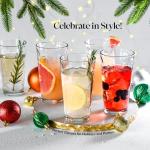 Set of 10 Highball Glasses for Drinks