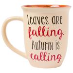Peanuts Leaves Fall Ceramic Mug, 16 Ounces