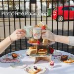 Vintage Floral Disposable Tea Cup & Saucer Set
