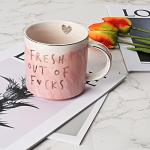 Funny Sarcastic Pink Marble Coffee Mug 11.5oz