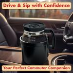 Funny Jumbo Coffee Mug with Spill-Proof Lid