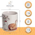 Cute Cat Mug for Animal Lovers - 12oz