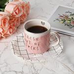 Funny Sarcastic Pink Marble Coffee Mug 11.5oz
