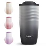 Insulated 16 oz Travel Coffee Mug - Black