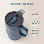 18 oz Stainless Steel Insulated Coffee Mug - Blue