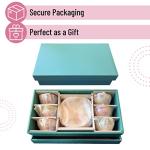 Floral Porcelain Tea Cup and Saucer Set of 6