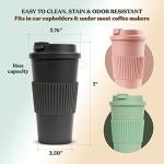 Plant-Based Reusable Coffee Cup 16oz - Sage Green