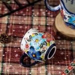 Unique Handpainted 12oz Ceramic Coffee Mug