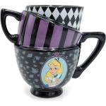 Silver Buffalo Disney Alice in Wonderland Stacked Teacup 3D Sculpted Ceramic Coffee Mug, 20 Ounces