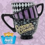 Silver Buffalo Disney Alice in Wonderland Stacked Teacup 3D Sculpted Ceramic Coffee Mug, 20 Ounces