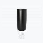 Simple Modern Travel Coffee Mug Tumbler with 360° Lid | Ceramic-Lined Insulated Stainless Steel Cold Brew Iced Coffee Cup Thermos | Gift for Women Men Her Him | Voyager Signature | 16oz | Almond Birch