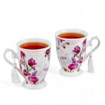 Porcelain Tea/Coffee Cup in Gift Box Fine Porcelain Coffee Cup Tea Cup Set of One (Tulip)