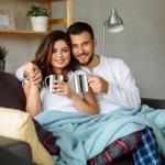 Yesland 2 Pack 13.5 oz Stainless Steel Double-Walled Metal Mugs, Insulated Coffee Cup with Lid and Handle, Thermal Camping Mugs for Coffee, Milk, Juice, Tea and Cold or Hot Drinks