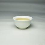 Liang baobao Chinese Traditional Tea Tasting Cup Set of 4, 40ml White Porcelain Mini Cups for Gongfu Tea Ceremony (White)