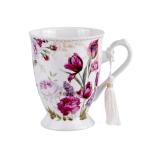 Porcelain Tea/Coffee Cup in Gift Box Fine Porcelain Coffee Cup Tea Cup Set of One (Tulip)