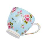 YUESITE 16oz Bone China Coffee Mugs for Women Mugs Flora Coffee Tea Cups Novetly Coffee Cups Gift for Women Mom Friends