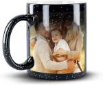 PIVOI Personalized Mug Customized Cup Custom Coffee Mug with Image Text Logo Gift for Anniversary Birthday Friend Perfect for Tea Cup Coffee 11oz Heat Sensitive Color Changing Starry Magic Mug