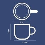 Mindful Design Double Wall Insulated Glasses Espresso Cups (Set of 2) - 5.4-Ounce Mugs