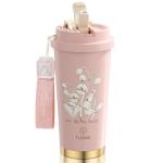 Ceramic coating Lined 100% Leakproof 316 Stainless Steel Vacuum Insulated Tumbler with Lid and Straw for Water, Iced Tea or Coffee, Smoothie and More