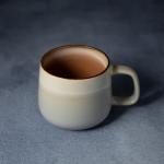 Ava Nord Ceramic Coffee Mugs Set of 4, 12 oz Stoneware Coffee Cups with Comfortable Handle for Latte, Tea, Cappuccino, Cocoa -Microwave and Dishwasher Safe - Modern Unique Aesthetic - Reactive Glaze