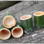 2PCS Unpainted Wooden Tea Cups Unfinished Natural BambooTea Cup Coffee Mug Wine Mug Camping Cup Travel Coffee Mugs Craft Tea Drinking Cup Gift Outdoor Mug for Drinking Tea Coffee Wine Beer