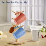 Wrova 16oz Wheat Straw Cups with handles set of 6-Plastic Cups Reusable-Unbreakable Kids Mugs-Dishwasher Safe & Microwave Safe-Ideal Plastic Mugs for Tea,Coffee,Camping,RV-Vibrant Color