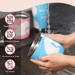 HAUSHOF, Stainless Steel Insulated Coffee Mug with Handle, 14oz, Blue Best Mom, Mother's Day Gift